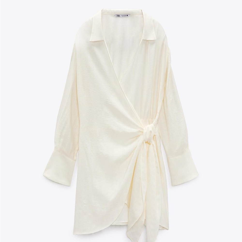 Zara tied mini dress